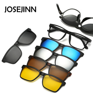 5 IN 1 MAGNETIC CLIP GLASSES POLARIZED