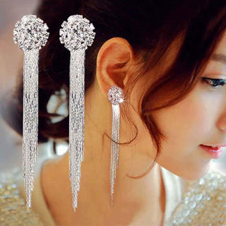 Fashion Jewelry Personality Temperament Crystal Earrings