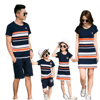 Summer Family Matching Outfits Dresses