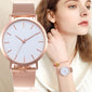 Ladies Wrist Watch Rose Gold Silver Luxury Bayan Kol Saati Fashion