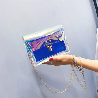 Crossbody Waterproof Laser Transparent Bags for Women