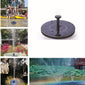 Mini Solar Powered Floating Bird Bath Water Panel Fountain